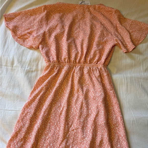 Steve Madden Peach Floral Maxi Dress - Picture 4 of 5